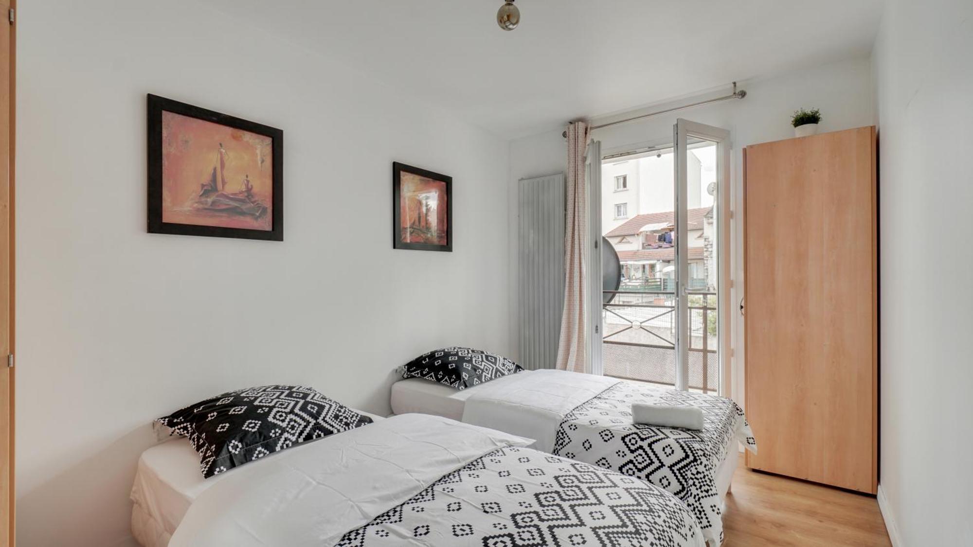 Chic Apart With Parking Near Paris Aubervilliers Esterno foto